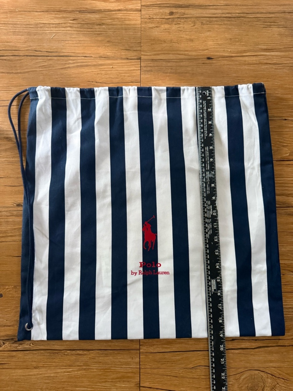 Polo Ralph Lauren Striped Drawstring Dust Bag / Storage Bag - Picture 5 of 7